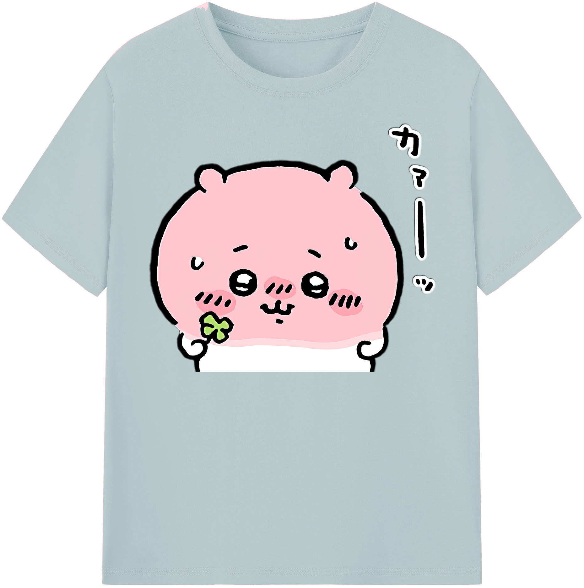 （画像用） ちいかわ ちいかわ Chii-kawa chiikawa 綿100％半袖Tシャツ（フロントプリント）